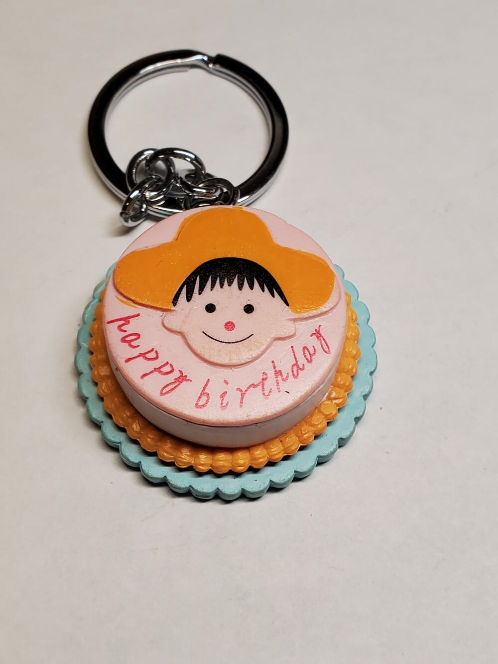 Cute Happy Birthday Boy Keychain - 2"